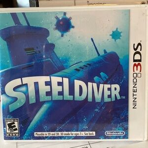 NEW Nintendo 3DS Steel Diver game.